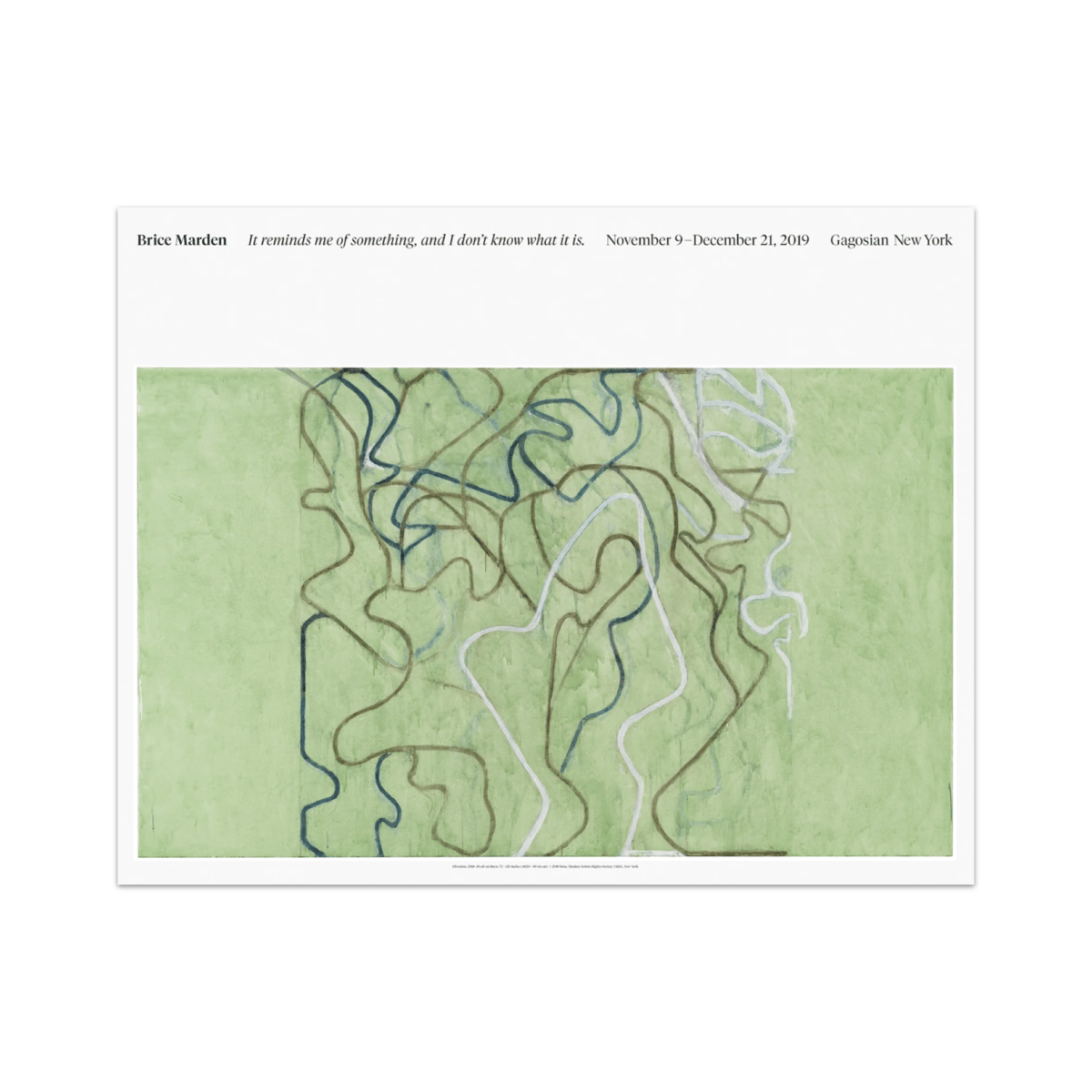 Brice Marden - Elevation | LAC The Shop