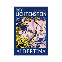 アートポスター フィリップ・ガストン エキシビジョンポスター 意訳】抽象画をやめたフィリップ・ガストンとそれに激怒した