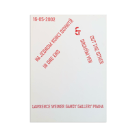 Lawrence Weinerローレンスウェイナー1998年ヴィンテージポスター Lawrence Weinerローレンスウェイナー1998年ヴィンテージポスター