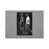 Julian Opie - Julian and Suzanne Walking