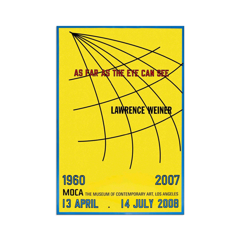 【残1枚】ローレンス・ウェイナー 海外ポスター① Lawrence Weiner 残1枚】ローレンス・ウェイナー 海外ポスター① Lawrence Weiner