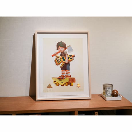 【正規品】ハロシxTogether Together Tiger Deck スケートカルチャーから飛び出したアーティストHAROSHI｜MEDICOM