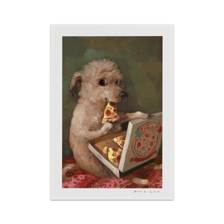 Alison Friend - Pizza Lover (with Olives), 2025