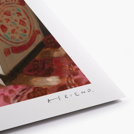 Alison Friend - Pizza Lover (with Olives), 2025