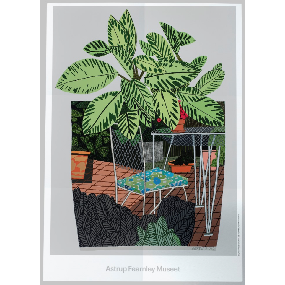 Jonas Wood - Landscape Pot with Flower Chair |