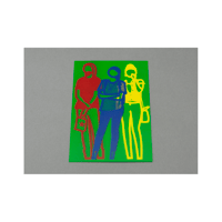 Julian Opie - Krobath Lenticular Invite Card