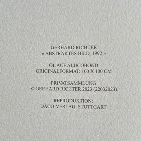 Gerhard Richter - Abstraktes Bild