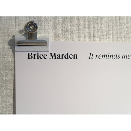 Brice Marden - Elevation