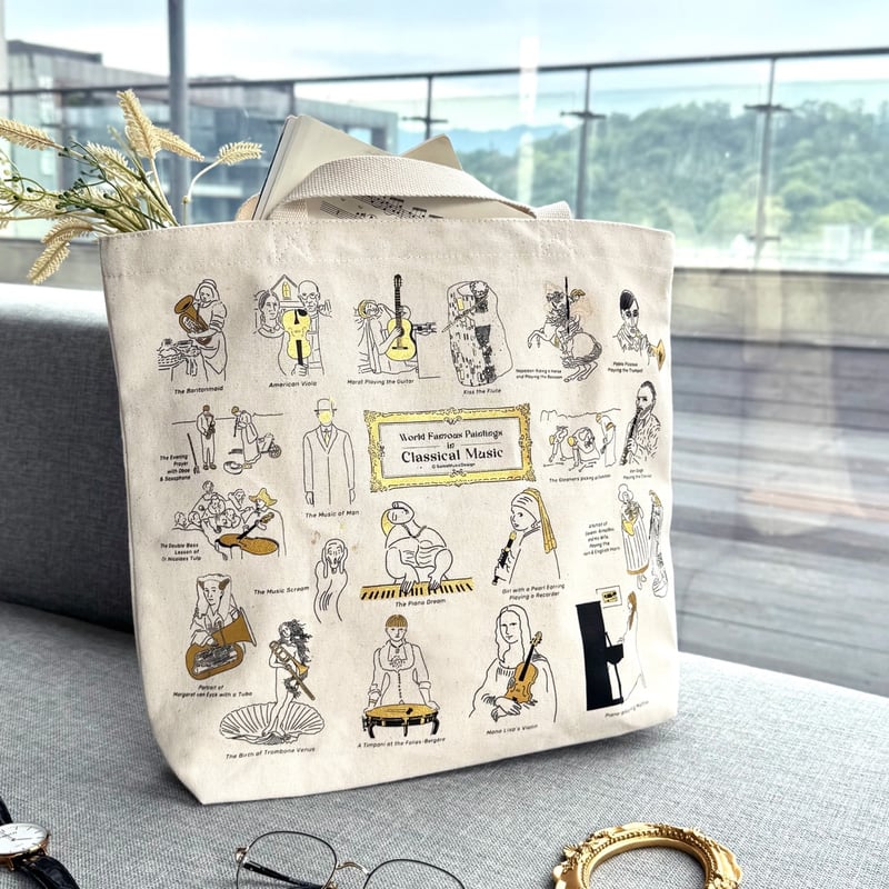 音楽トートバッグ-名画とクラシック音楽｜音楽雑貨 | Some Music
