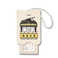 【ピアノ取扱注意】ラゲッジタグ｜音楽雑貨