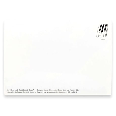 『母親と子供時代 』音楽の日常はがき｜音楽雑貨