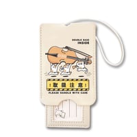 【コントラバス取扱注意】ラゲッジタグ｜音楽雑貨