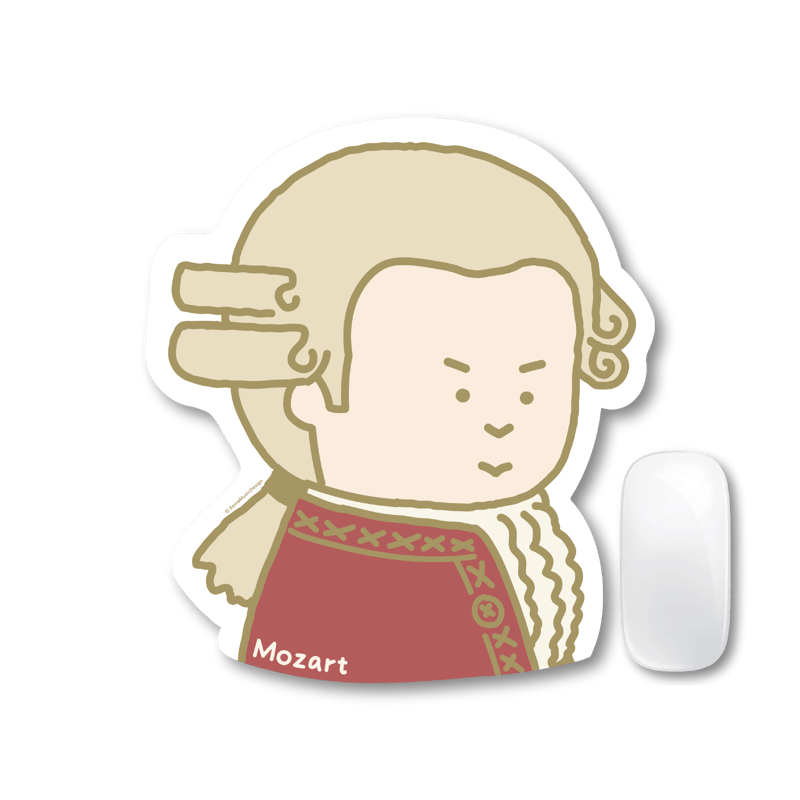 モーツァルト】マウスパッド｜音楽雑貨 | Some Music Design｜音楽雑貨