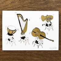 音楽サーカスはがき - Feet｜音楽雑貨