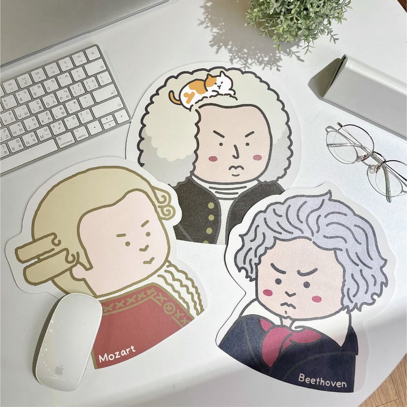 モーツァルト】マウスパッド｜音楽雑貨 | Some Music Design｜音楽雑貨