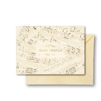 【Many Thanks】祝福カード｜音楽雑貨