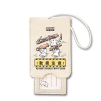 【ファゴット取扱注意】ラゲッジタグ｜音楽雑貨