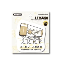 【メトロノーム配送中】ステッカー｜音楽雑貨