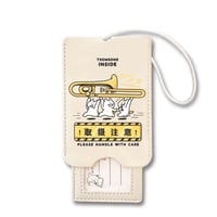 【トロンボーン取扱注意】ラゲッジタグ｜音楽雑貨
