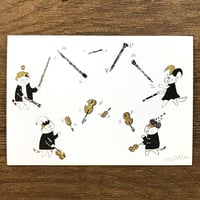 音楽サーカスはがき - Juggling｜音楽雑貨