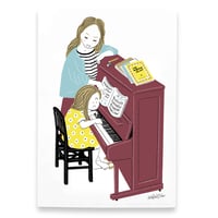 『ママみてみて 』音楽の日常はがき｜音楽雑貨