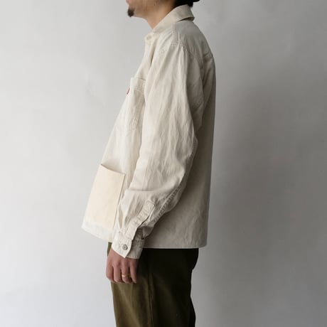 【 Original Remake】old Levi's 4 pockets soft denim shirt/unisex