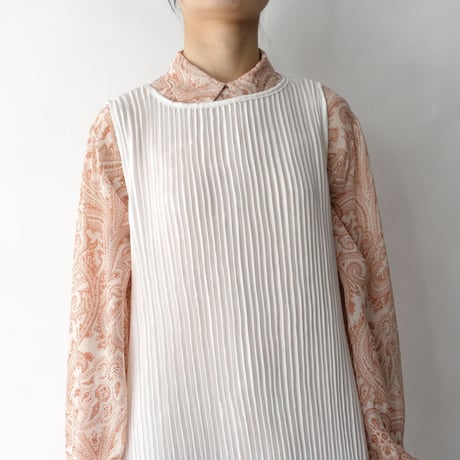 made in Italy pleats long dress