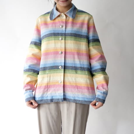 linen+cotton spring jacket