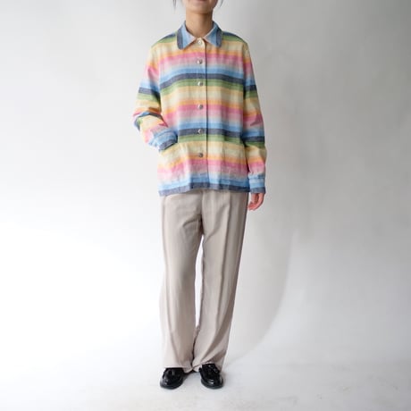 linen+cotton spring jacket