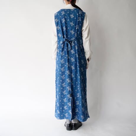 soft denim jumper skirt
