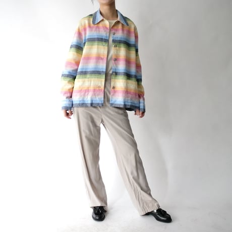 linen+cotton spring jacket