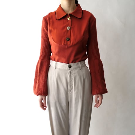 design knit polo tops
