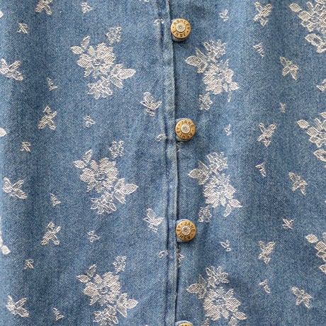 soft denim jumper skirt