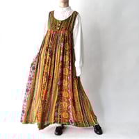 made in Nepal 100% rayon super volumy sleeveless dress