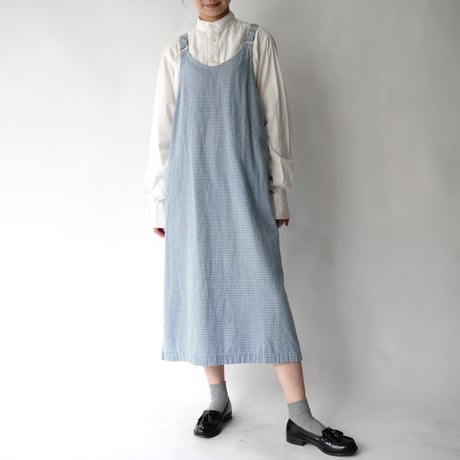 100% cotton stripe jumper skirt