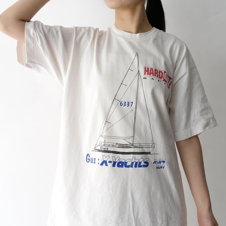made in Jamaica 90's yacht print T-shirt/unisex