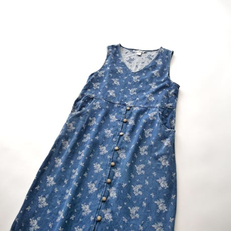soft denim jumper skirt