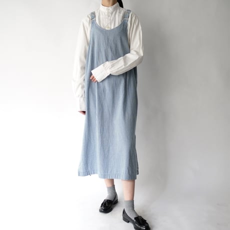100% cotton stripe jumper skirt