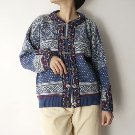 made in Norway nordic knit cardigan