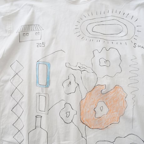 【HIBIWA×Gen fujita】painting Swedish surgical gown/unisex