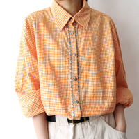 made in Austria Tyrolean gingham check shirt