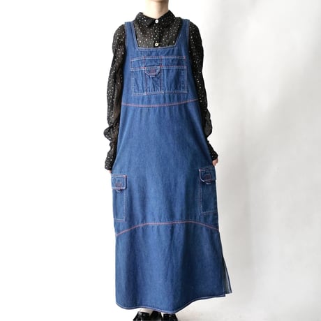 made in Bangladesh soft denim jumper skirt