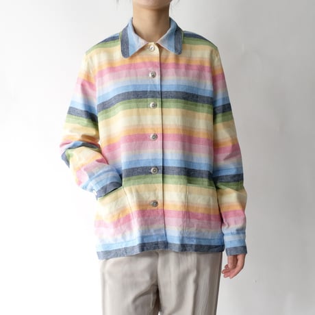 linen+cotton spring jacket