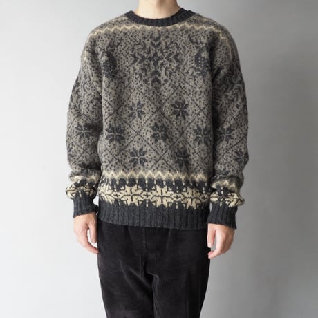 90s woolrich nordic knit sweater/unisex
