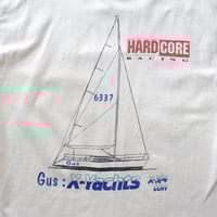 made in Jamaica 90's yacht print T-shirt/unisex