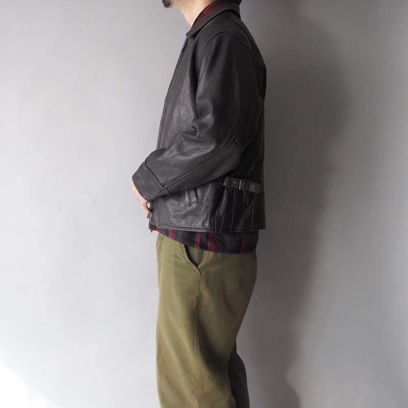 90s Eddie Bauer leather jacket/unisex | used se