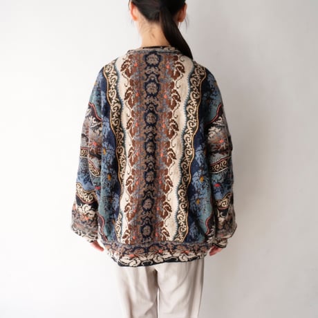 made in England knit jacket/unisex