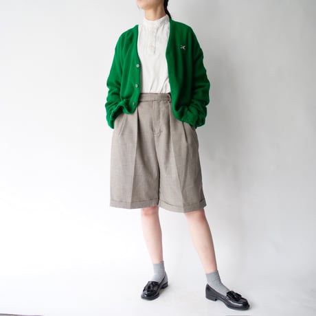 houndstooth check short pants/ladies'