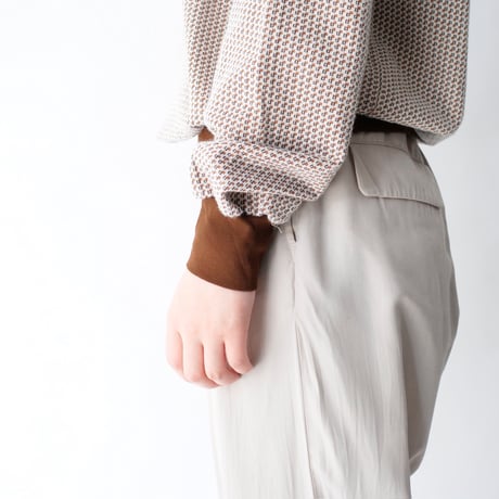70's cotton+polyester rib tops/unisex