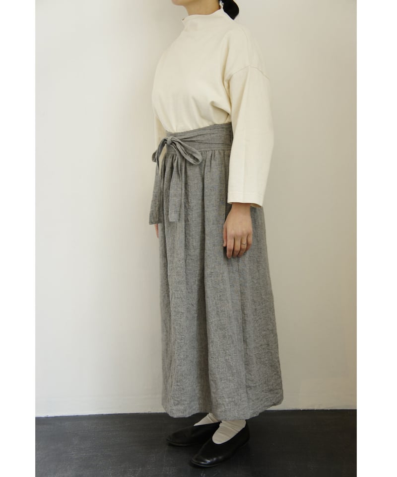 WRAP SKIRT GRAY | usual web store